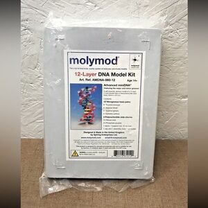 New Molymod 12-Layer DNA Model Kit #AMDNA-060-12 Made in United Kingdom